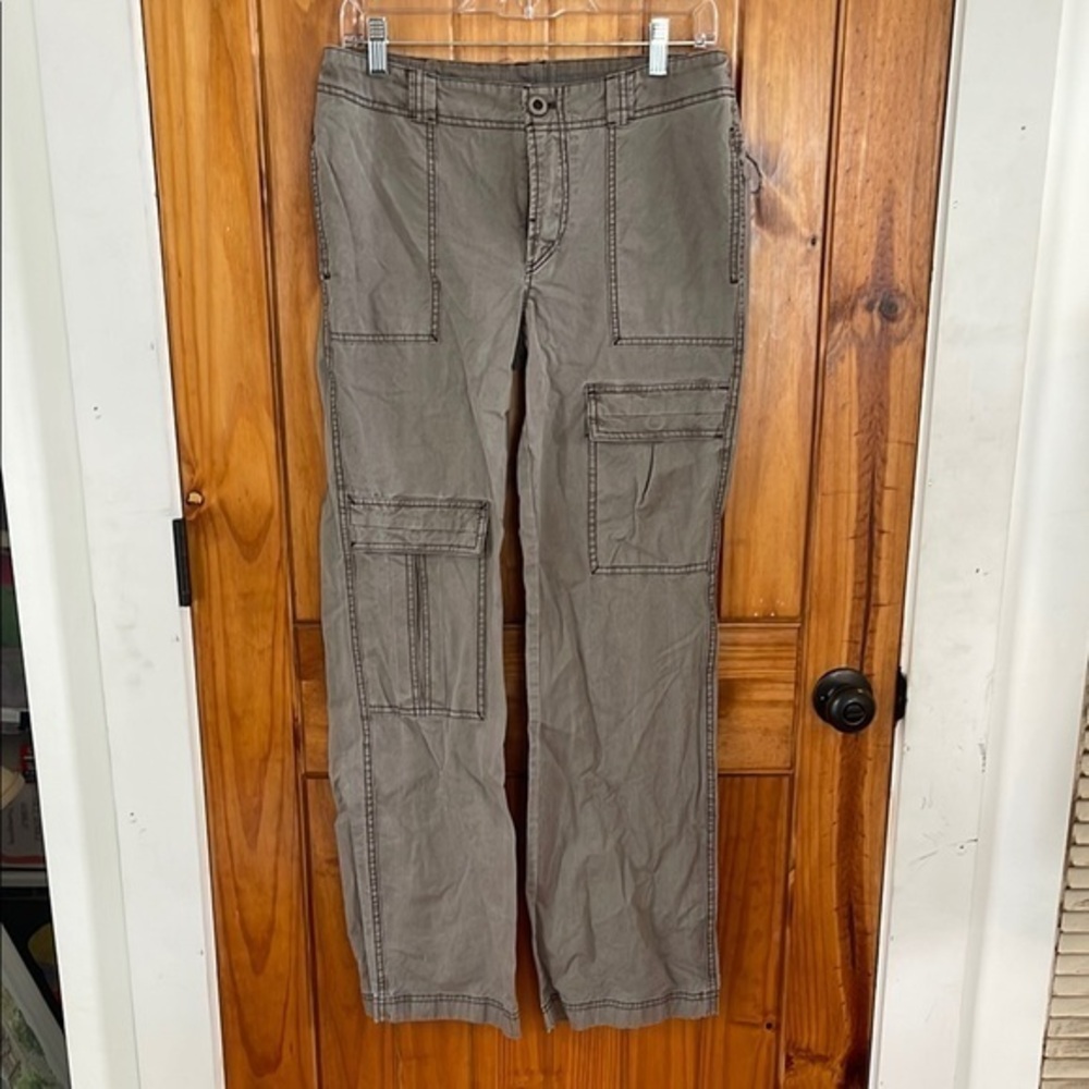 Free People The Thing Is Utility Cargo Pant 4 Brown Wild Truffle Low Rise Boho